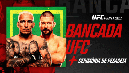 Assistir Bancada UFC + Cerimônia de Pesagem ao vivo grátis 10/10/2025