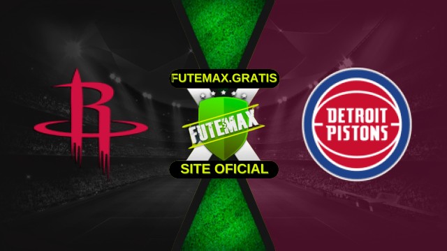 Assistir NBA: Houston Rockets X Detroit Pistons ao vivo grátis 24/10/2025